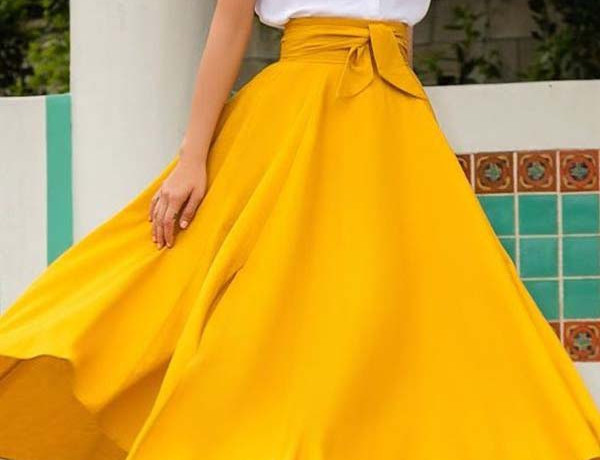 fashion-suknja-žuta-boja-modnialmanah-style-stil