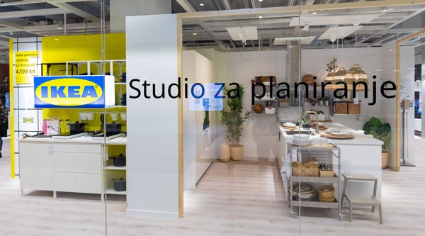 U Splitu je s radom započeo IKEA Studio za planiranje (Vukovarska ulica 207, u sklopu City Centera one), kojim IKEA Hrvatska želi svoja rješenja i usluge učiniti