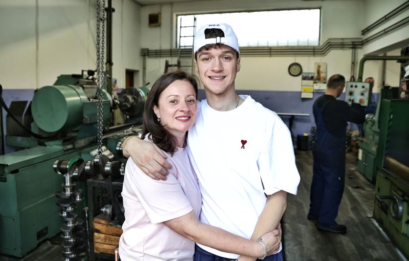 Ljerka Božičević Jurin sa sinom