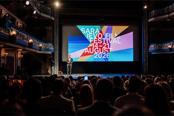 Svečano otvorenje Sarajevo Film Festivala 2026. u punoj dvorani Narodnog pozorišta.