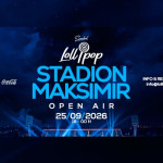 Plakat za Lollipop open air događaj na Stadionu Maksimir u Zagrebu 2026